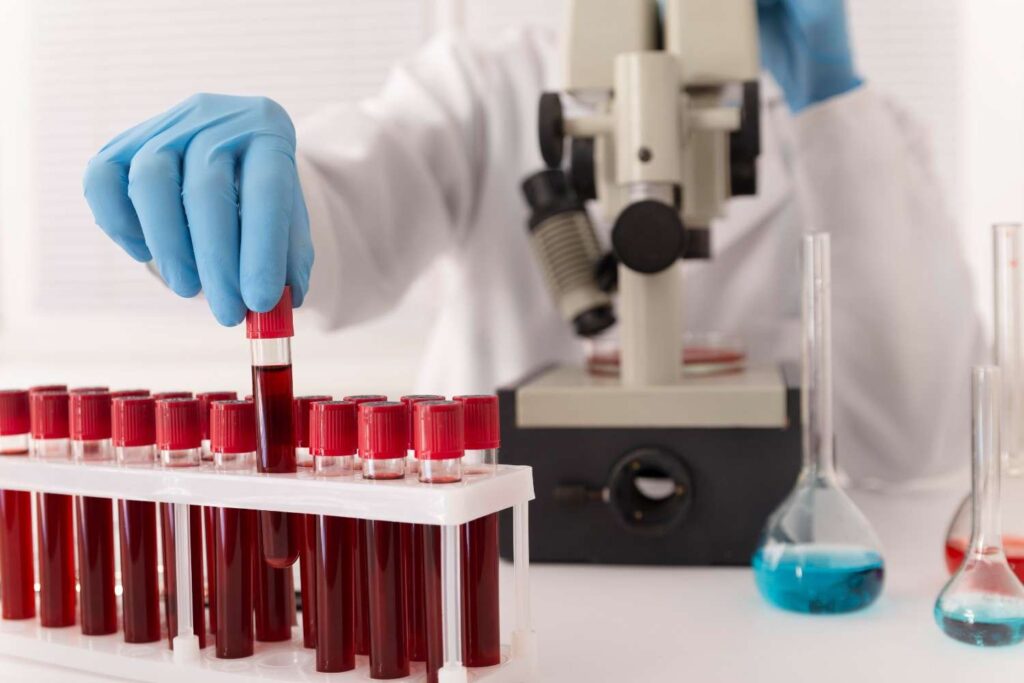 private lab blood work testing company